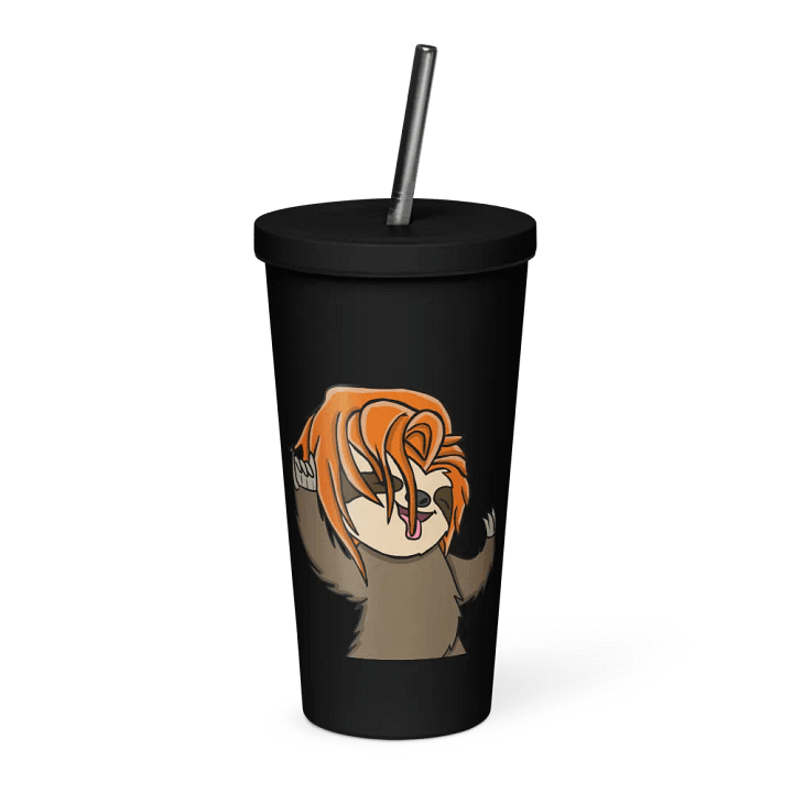 Insulated Tumbler with a Straw - Rock product image (1)