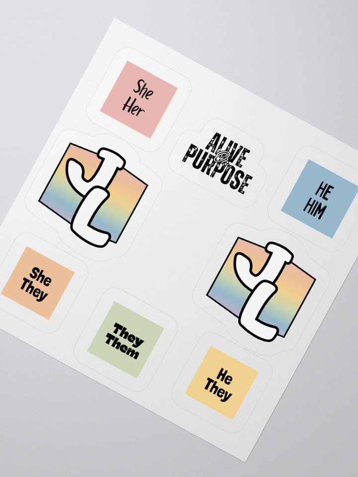 Just Live Sticker Set product image (5)