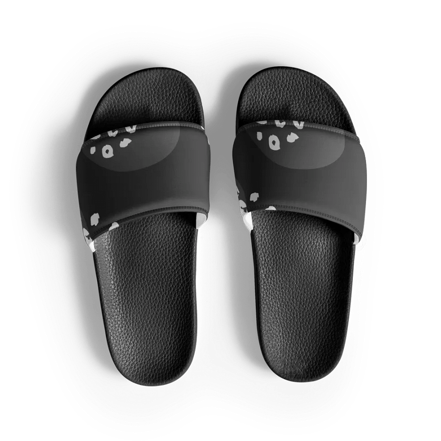 Grey Animal Print Men's Slides product image (3)