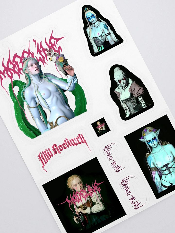 'Madeline' Sea Nymph Stickers product image (2)