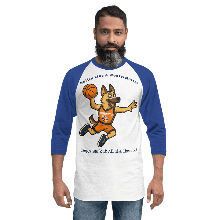German-Shepard Unisex 3/4 Sleeve Raglan Shirt product image (26)