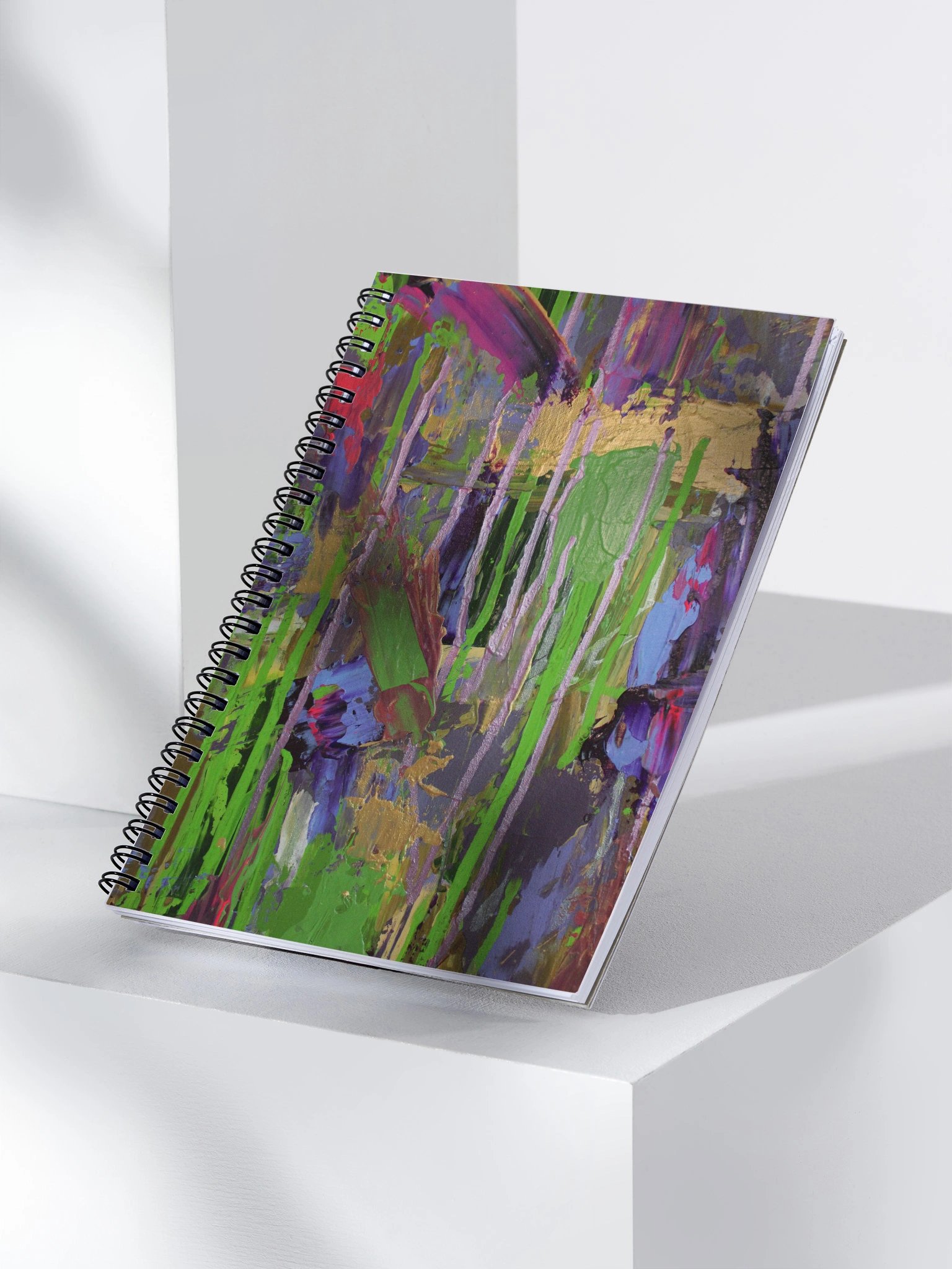 Brat Green Spiral Notebook product image (4)