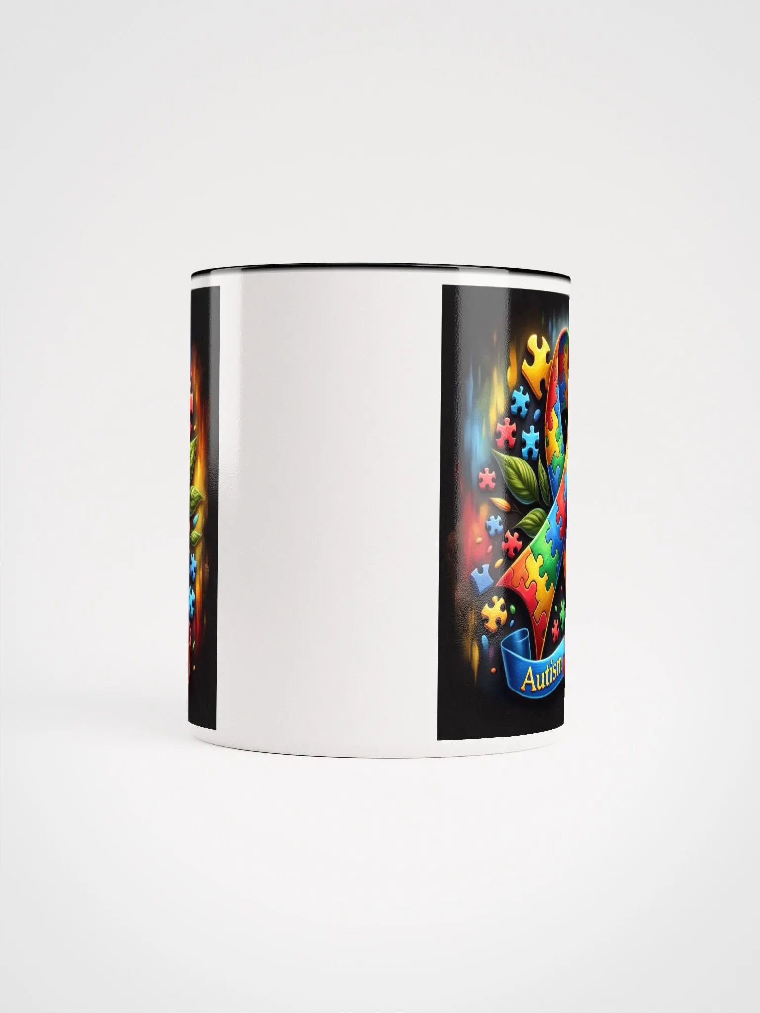 Autism Awareness Puzzle Ribbon Mug product image (9)
