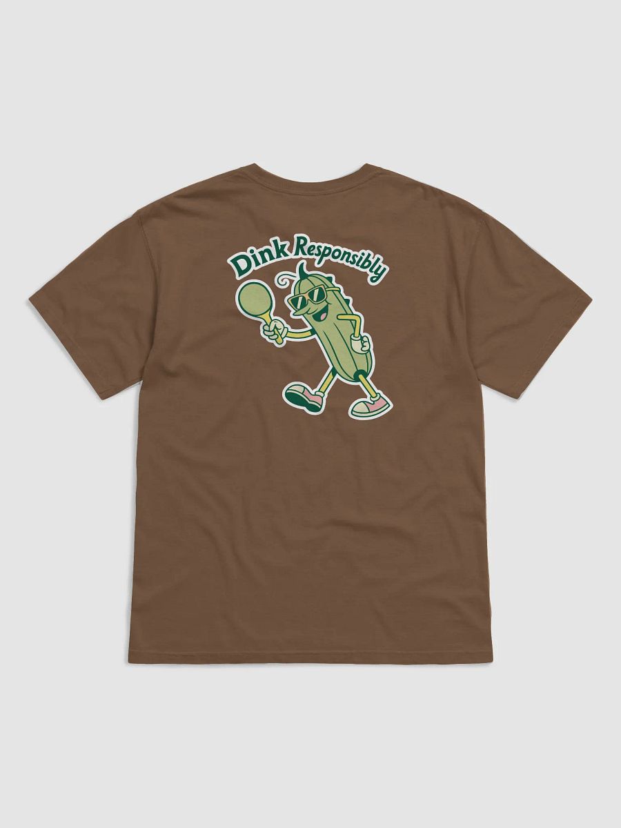 Dink Responsibly Pickleball Unisex Garment-Dyed T-Shirt (Back Print) product image (51)