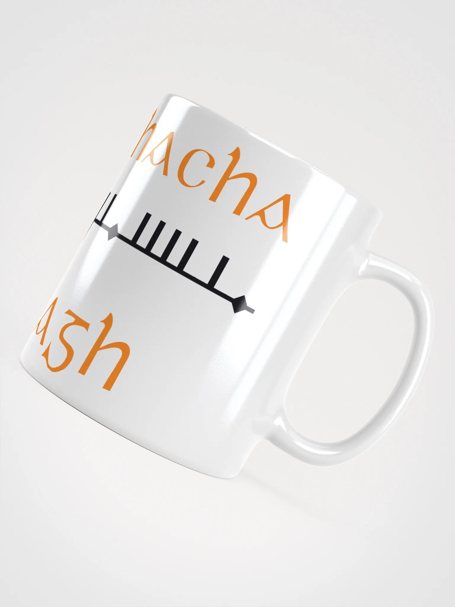 Ard Mhacha/Armagh Scholastic style Ogham White Glossy Mug product image (4)