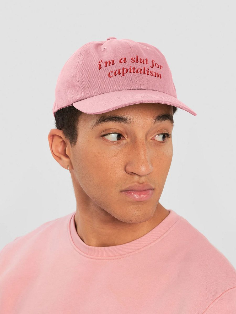 i'm a slut for capitalism hat - 100% coton product image (23)