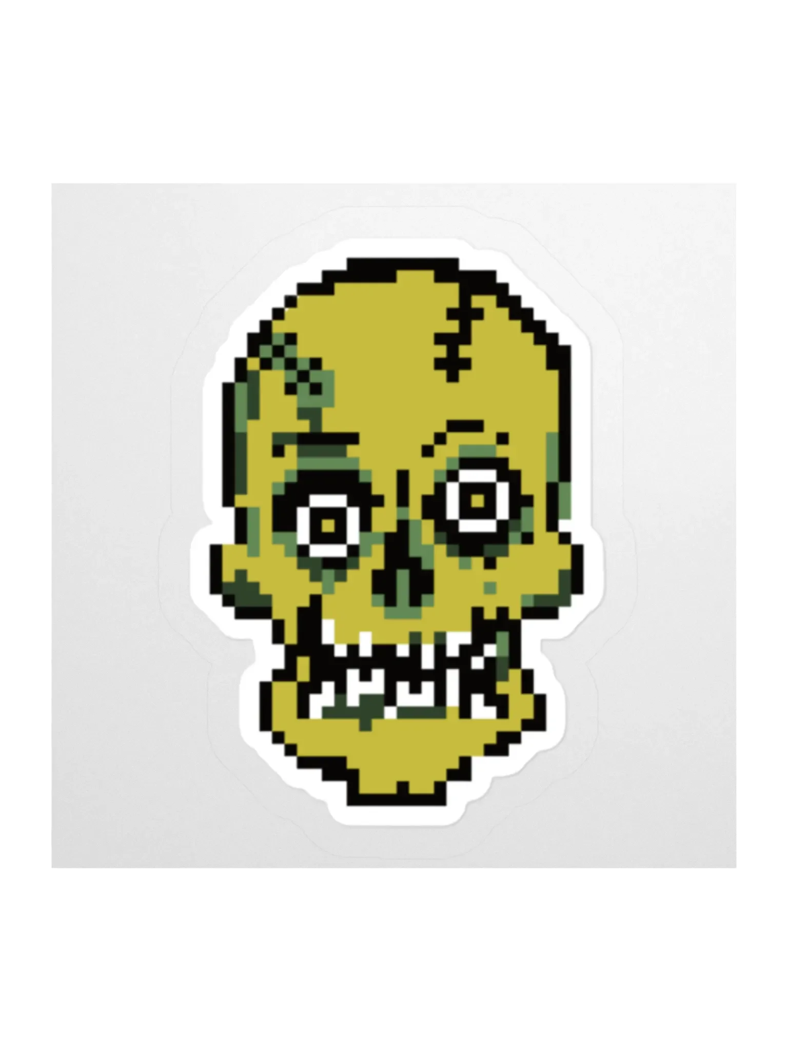 RETRO Chomps Logo Skull Kiss Cut Stickers product image (4)