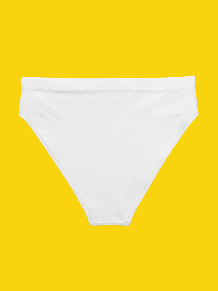 All-Over Print Recycled High Waisted Bikini Bottom | WIL Style product image (6)