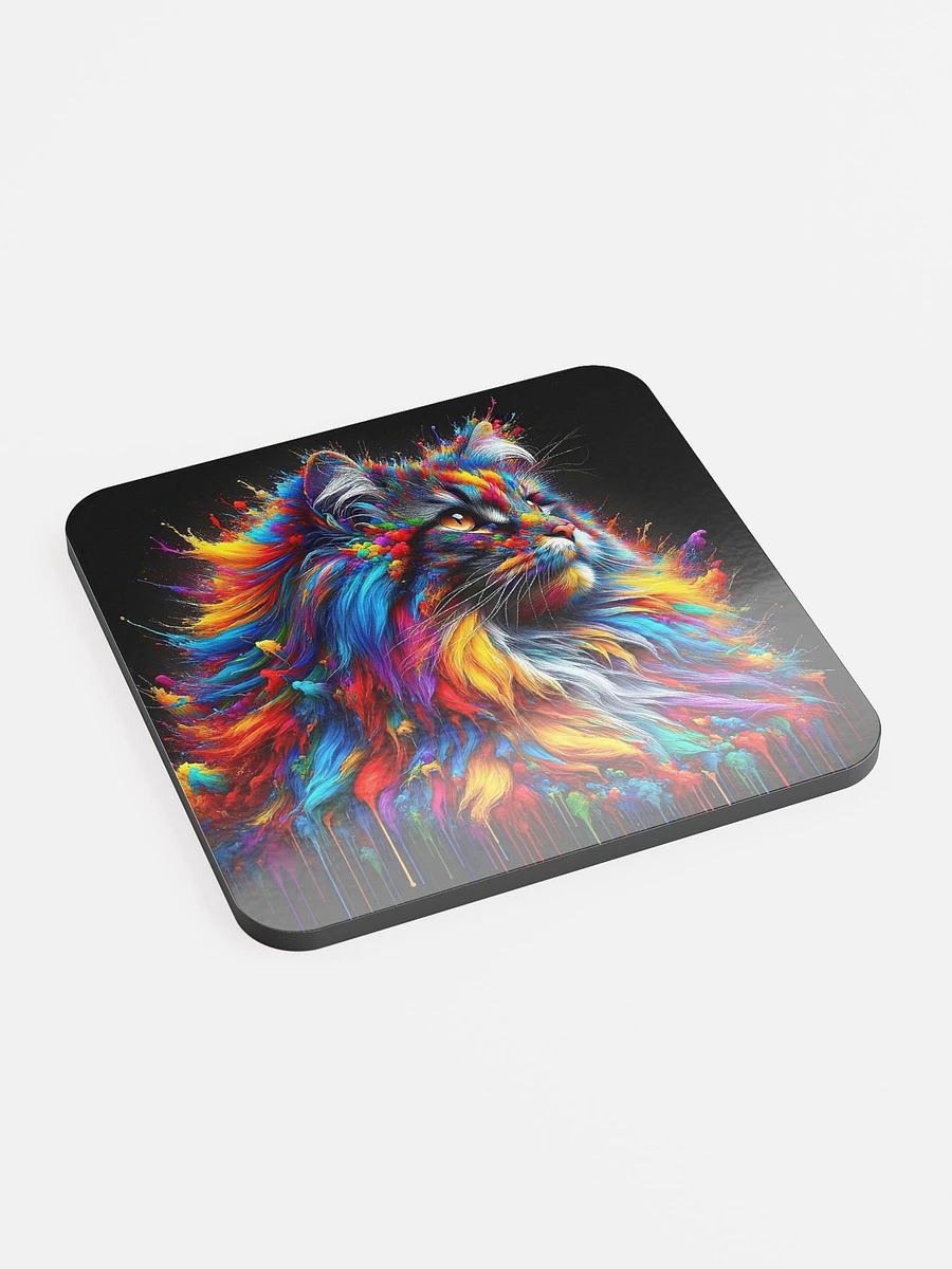 Glossed Cork Coaster: Norwegian Forest product image (2)