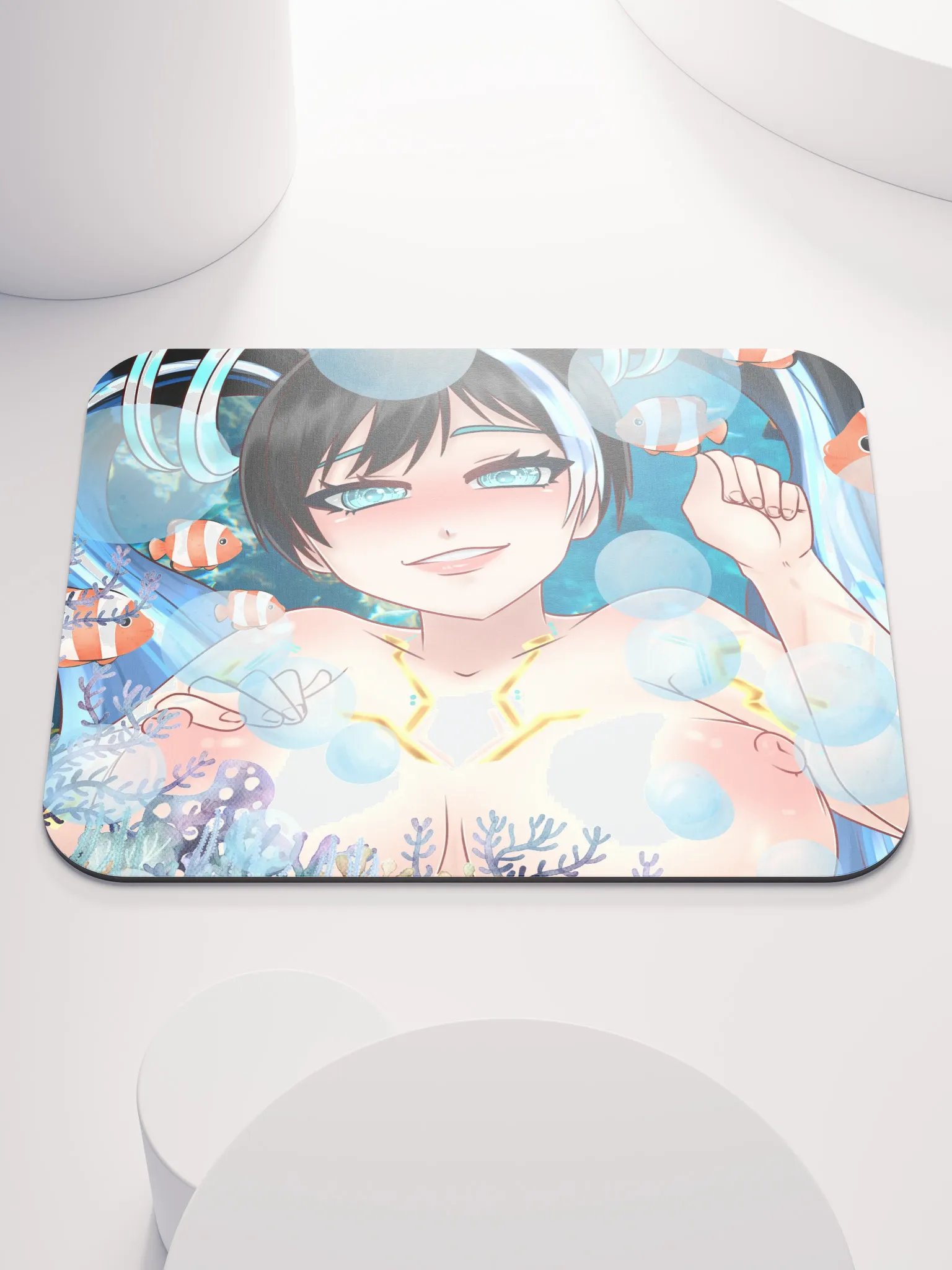 Adult Only Summer Swim Cyber DEM0 Mouse Pad product image (1)
