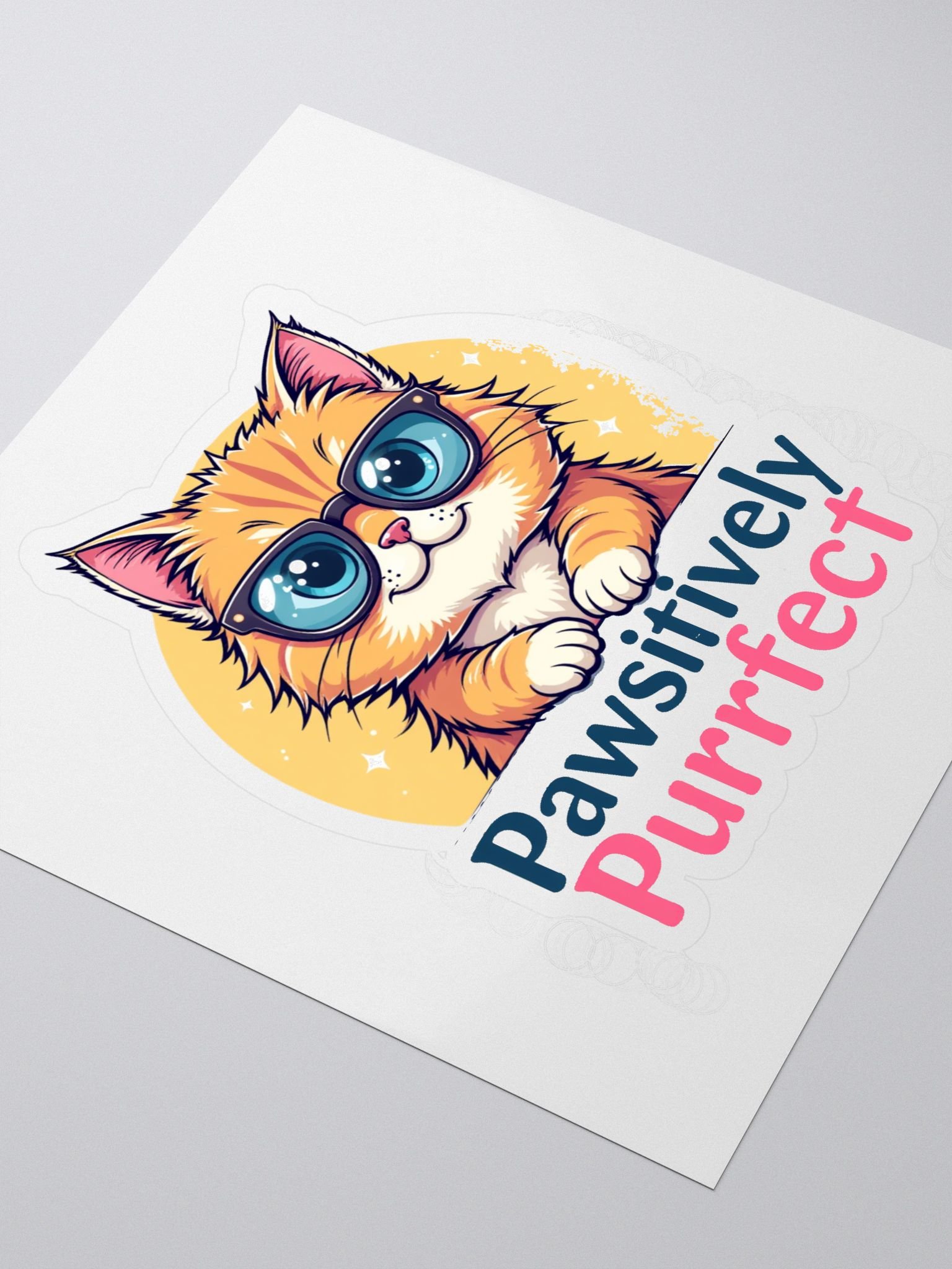 Pawsitively Purrfect Kitty Sticker Set product image (3)
