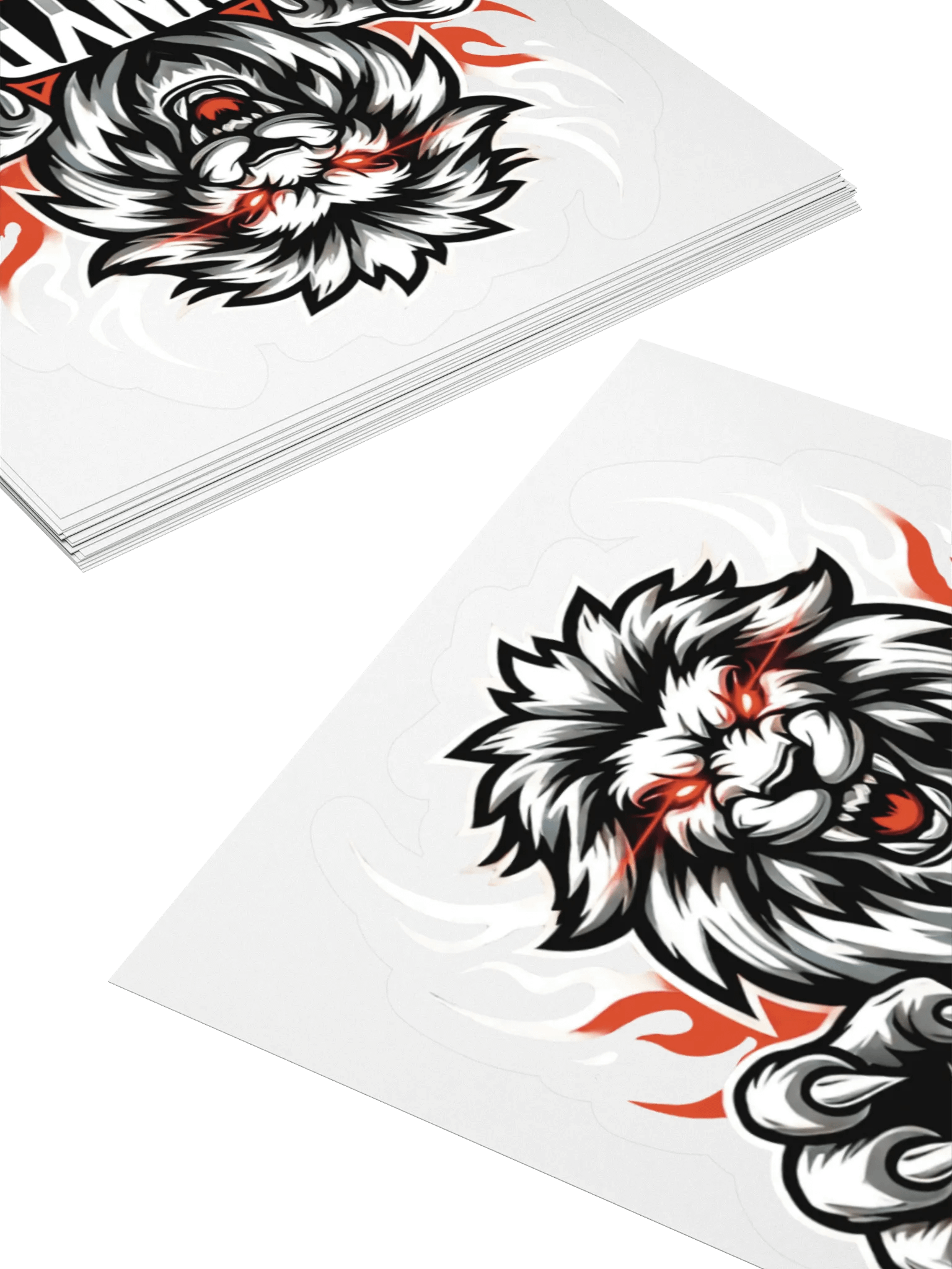 Roaring Lion Kiss Cut Stickers product image (4)