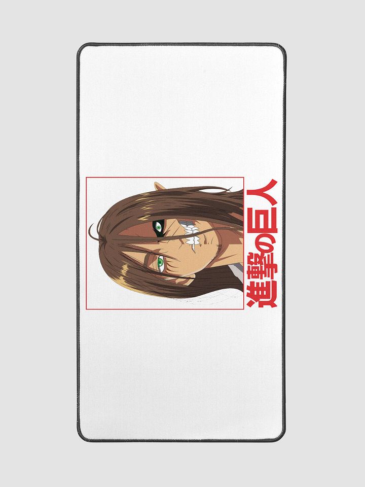 Eren Yeager Half Titan Transformation Art Desk Mat product image (2)