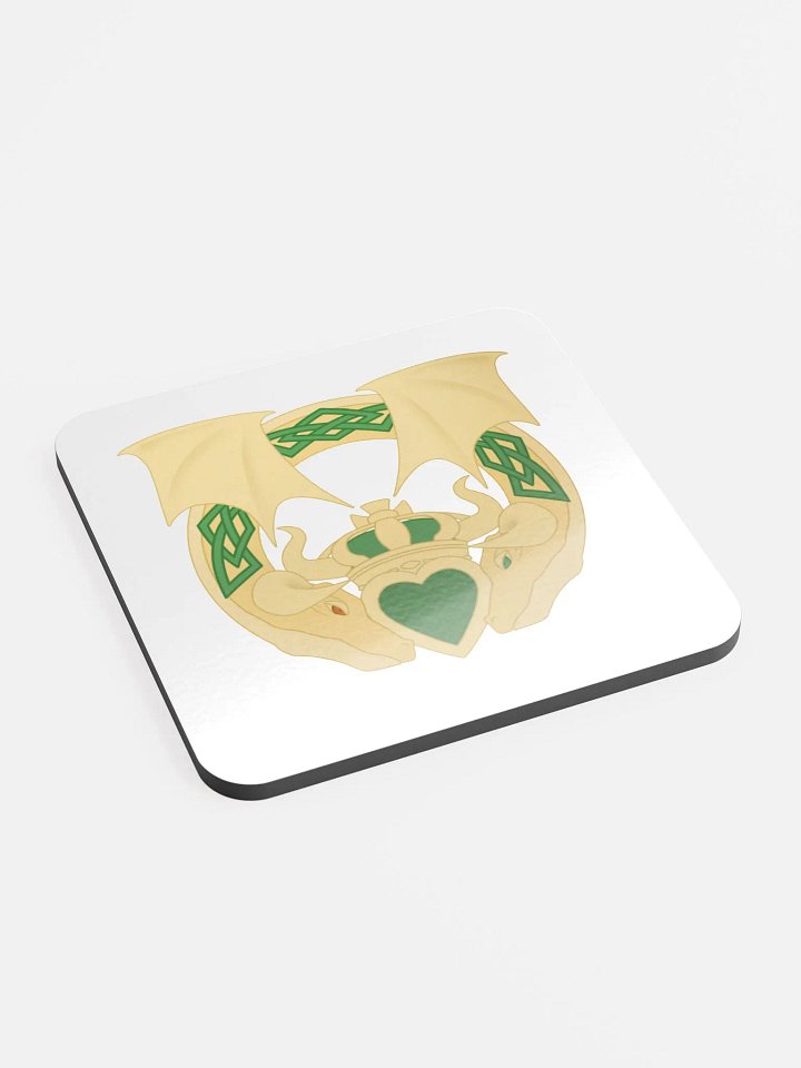 Báirseach Family Crest Cork Coaster product image (2)