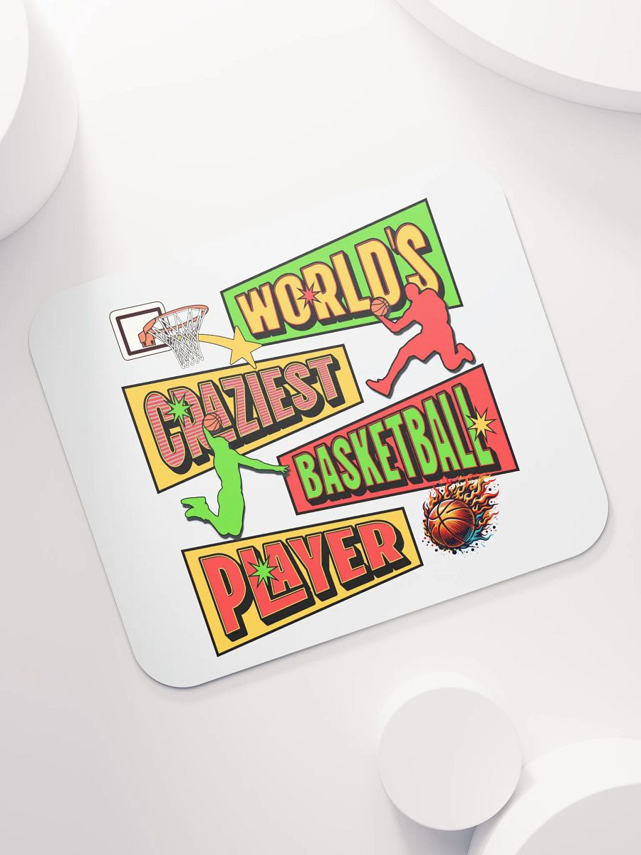 Worlds Craziest Basketball Player Mouse Pad product image (5)