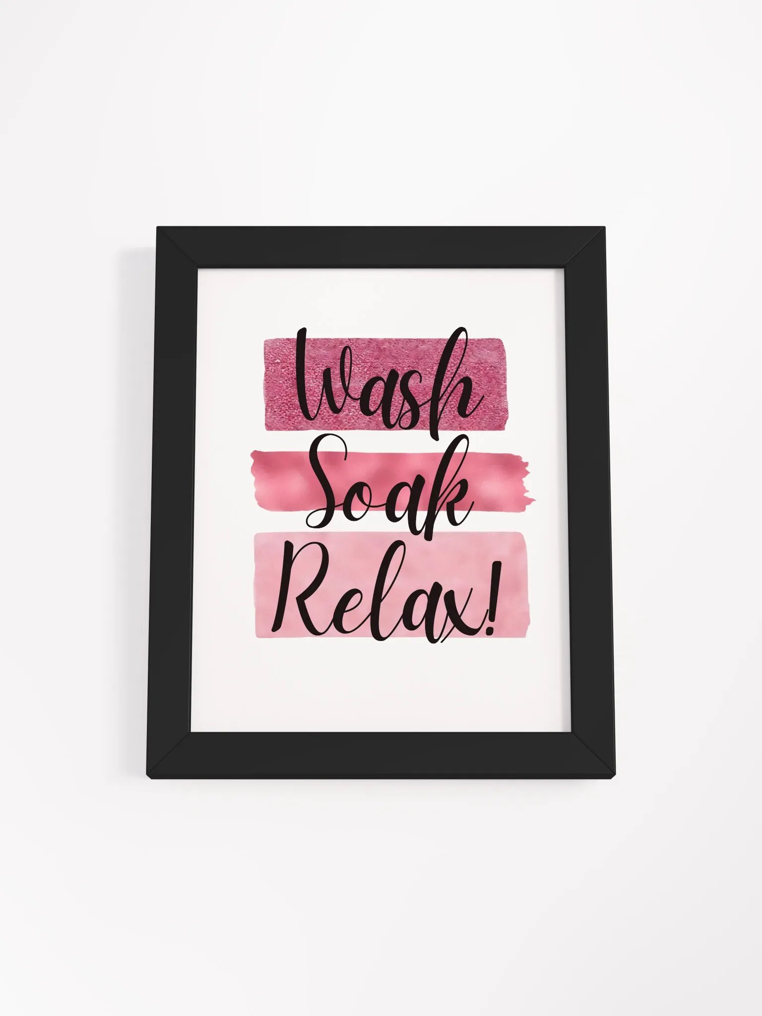 bathroom art, bathroom decor, wall art, pink bathroom, quote print, gift for her, girls bathroom, teen room decor, bathroom quote product image (3)