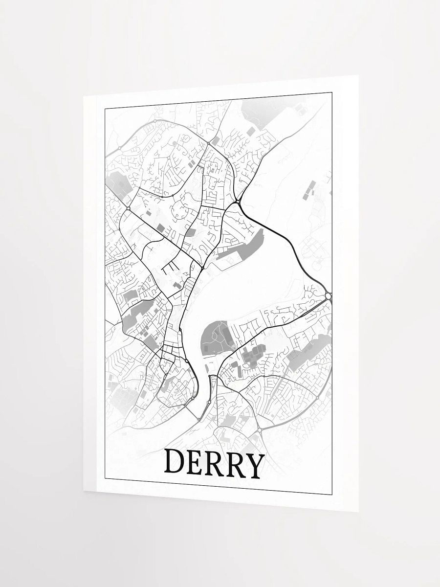 Derry, Northern Ireland, city map print product image (8)