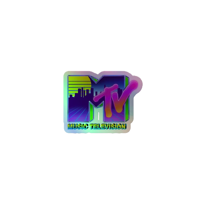 MTV Synthwave Nostalgia Holofoil Sticker product image (1)