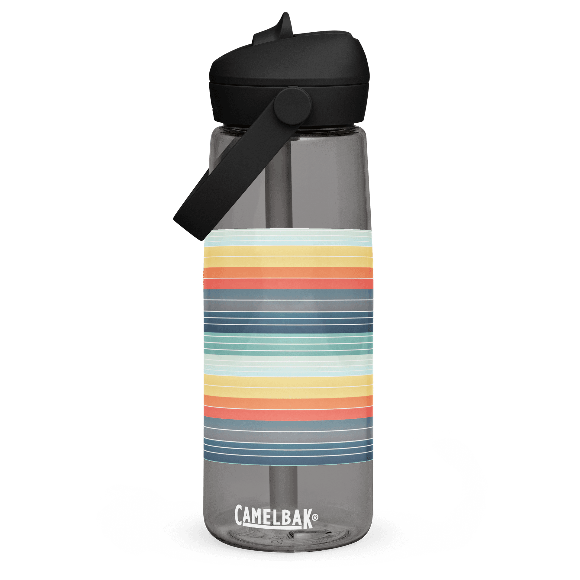 CamelBak Water Bottle with Straw -70's Sunset Stripes product image (1)