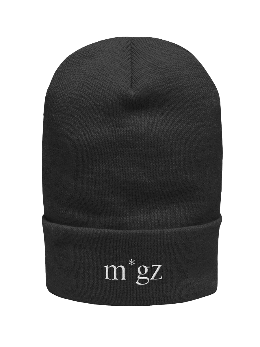 m*gz beanie - black product image (1)