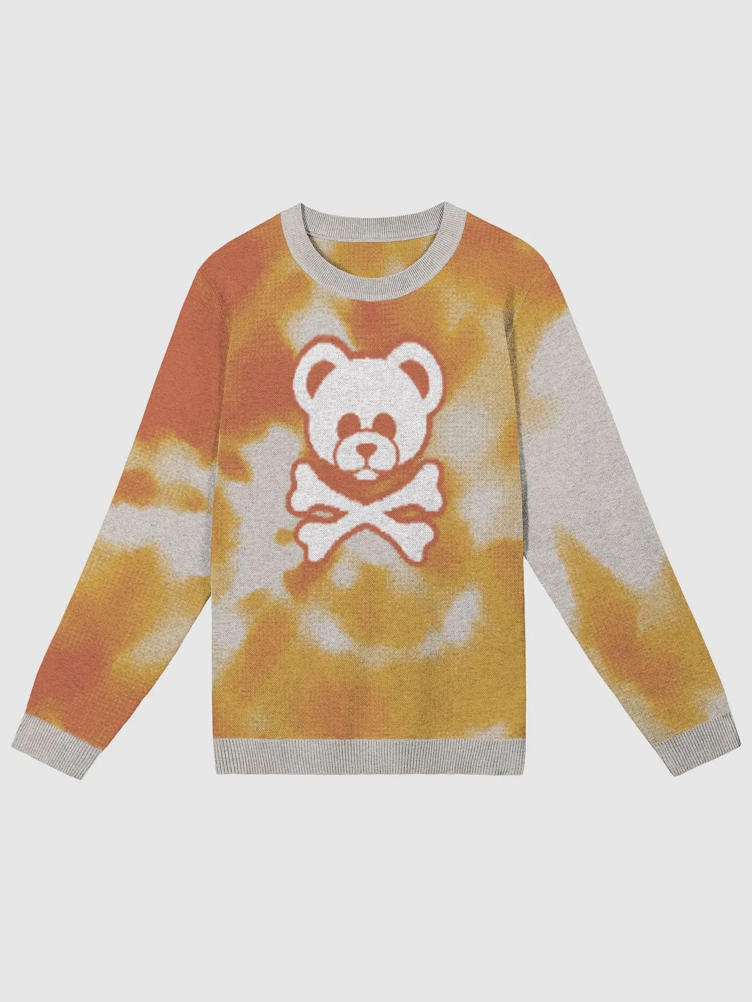 Tie-Dye Deady Bear Crewneck Sweater product image (2)
