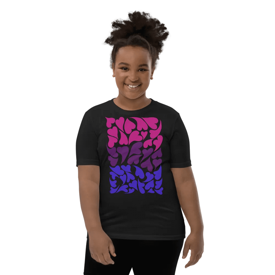 Nestled PRIDE Bisexual T-shirt (Youth) product image (13)