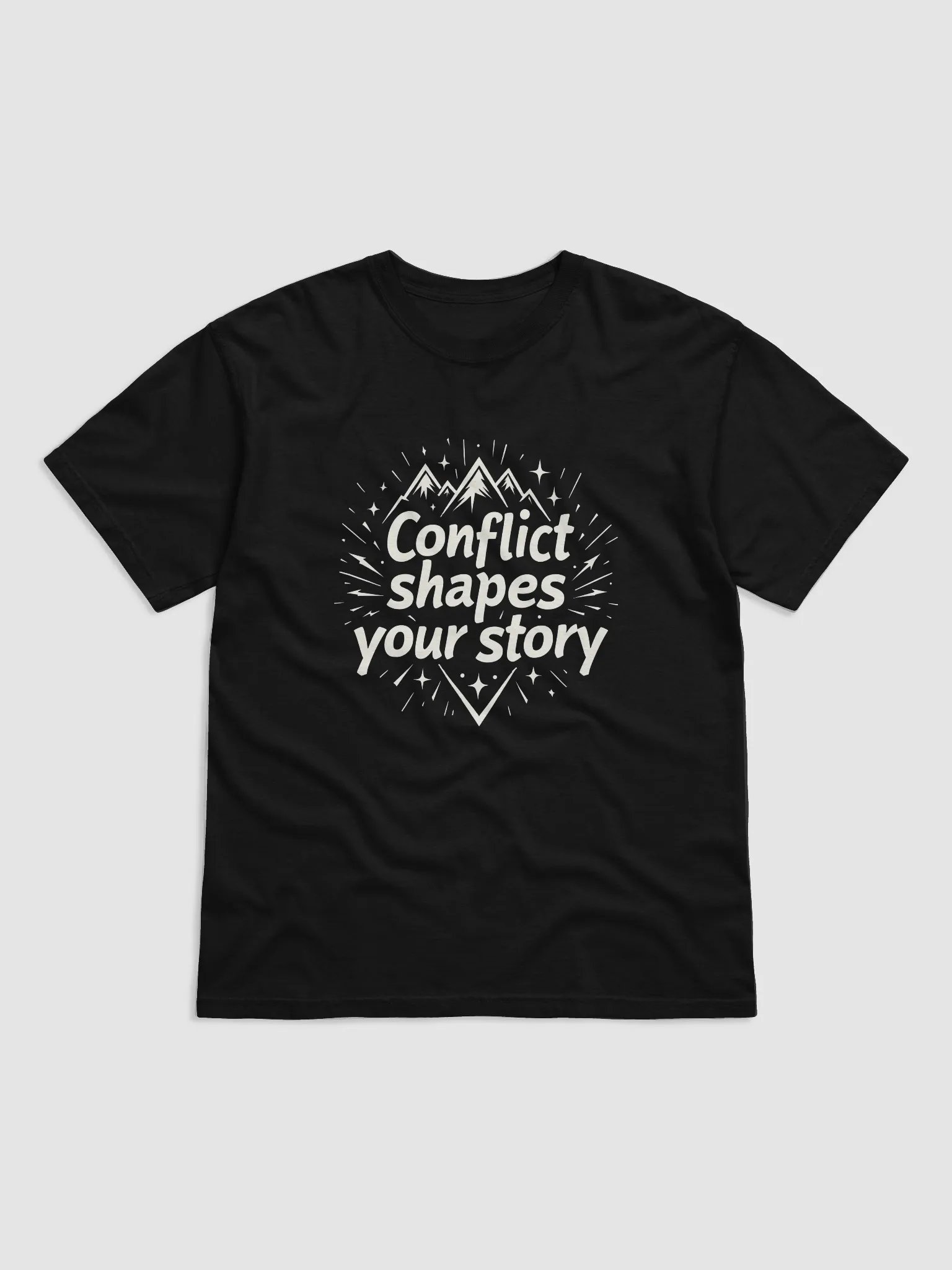 Be Inspired Like Chris Hemsworth:  Conflict Shapes Your Story – Empower Your Journey with This Motivational T-Shirt product image (1)