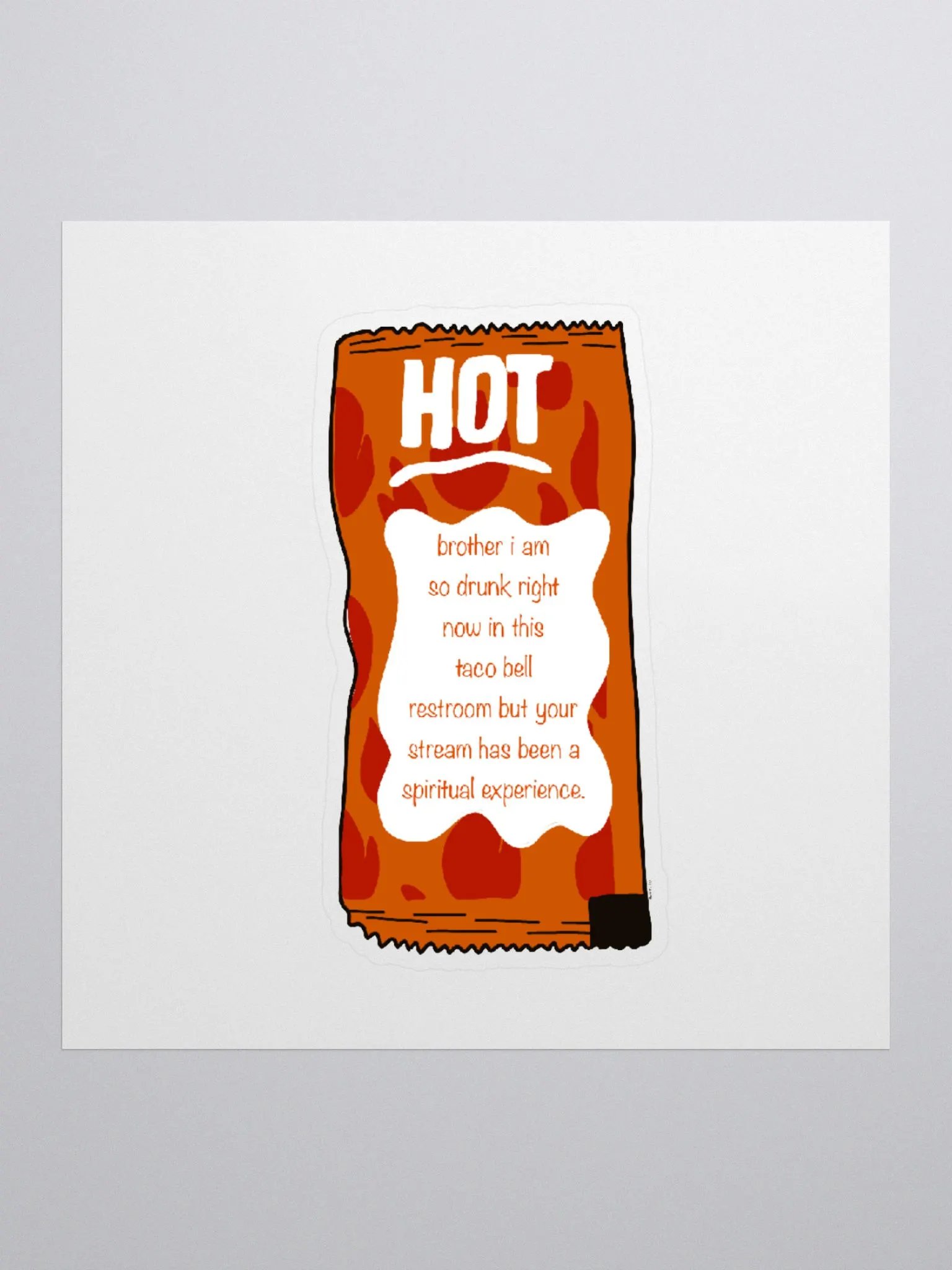 The Infamous Quote Sticker product image (1)