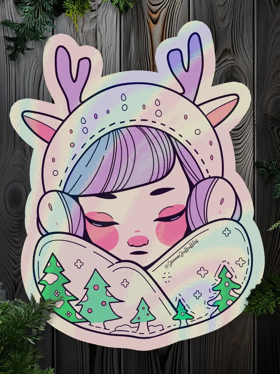 Shiver | 3D Holographic Kiss-Cut Sticker product image (1)