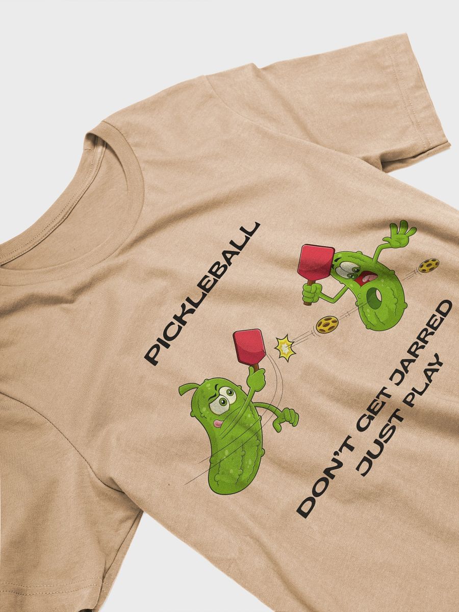 Pickleball Don't Get Jarred Just Play Supersoft T-Shirt product image (31)