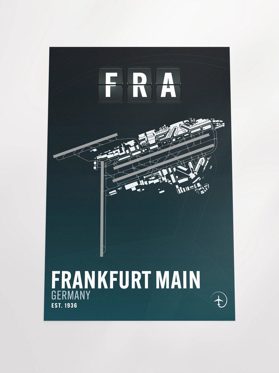 Frankfurt FRA Poster product image (4)