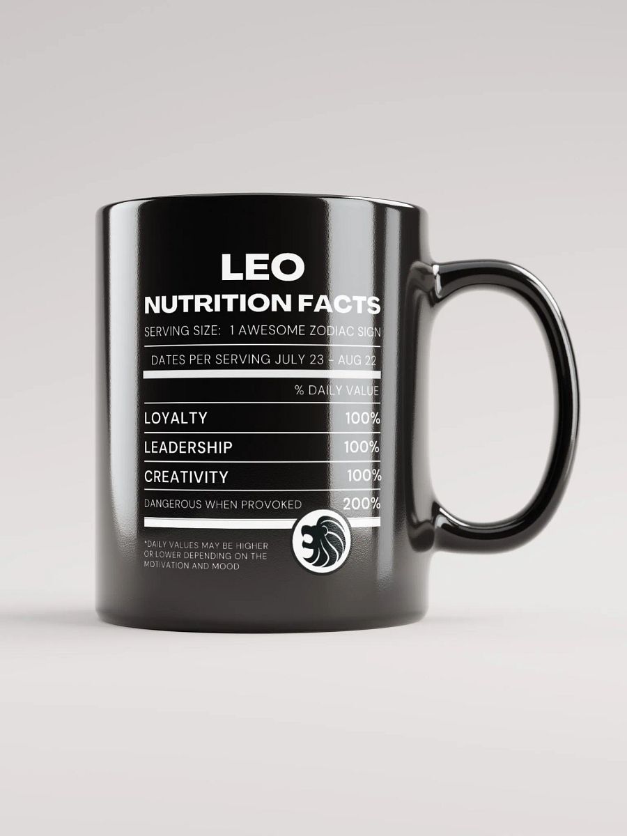 Leo Nutrition Facts Mug product image (6)