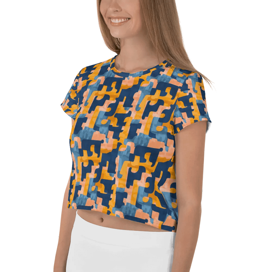 Flowing Shapes | Crop Tee product image (4)