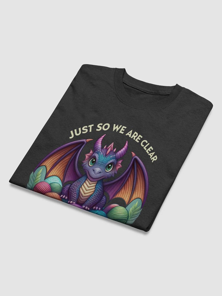 Adorable Yarn Guardian Dragon T-Shirt – Funny Knitting & Crochet Gift for Crafters product image (11)