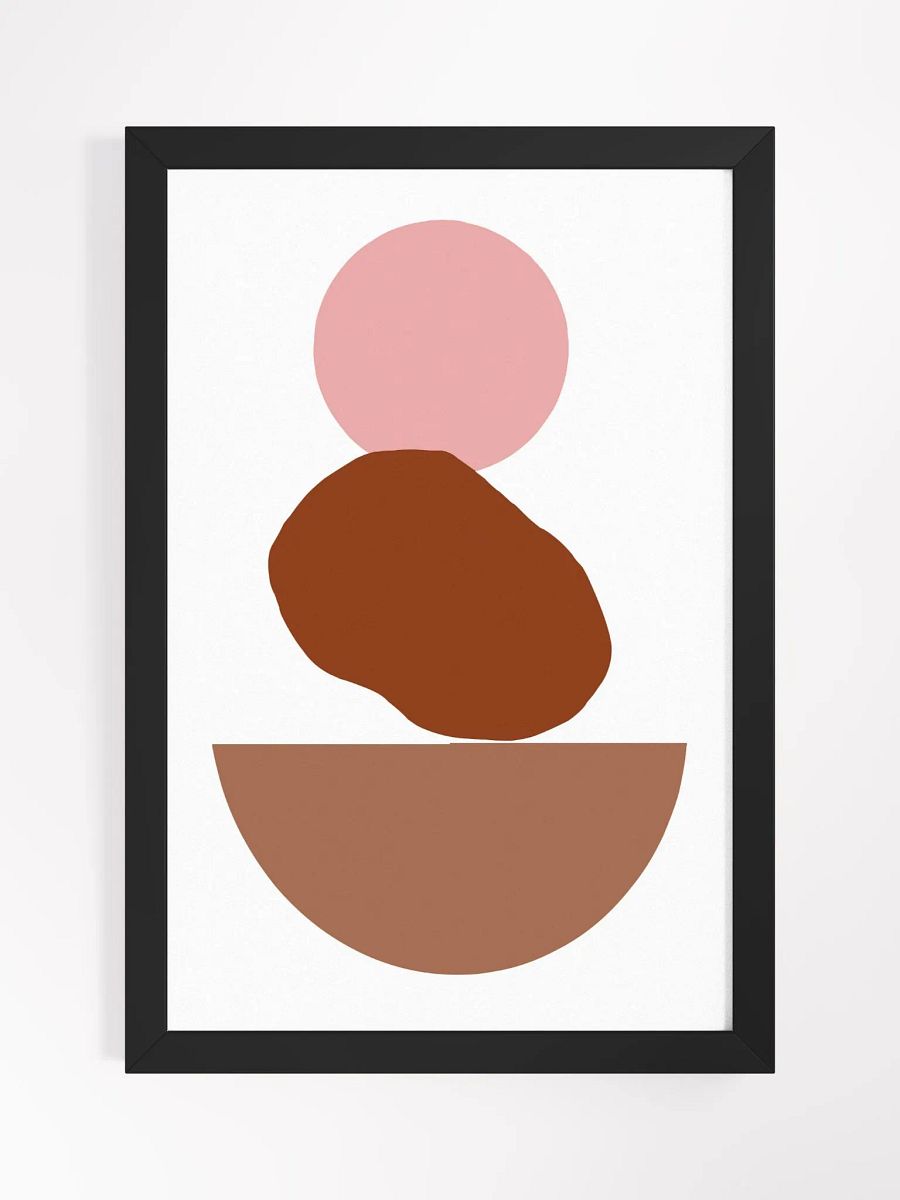Abstract Geometry Framed Matte Poster product image (6)