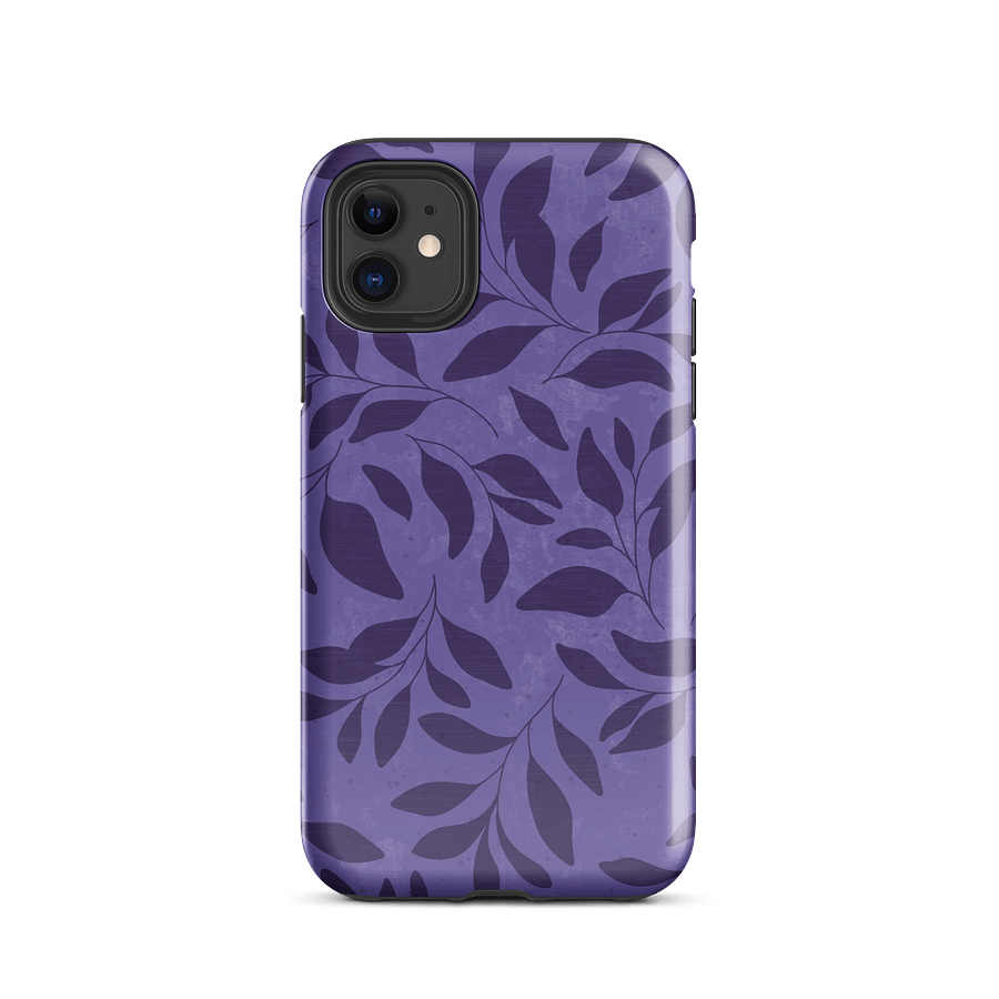 Midnight Foliage Purple Tough Case for iPhone product image (24)