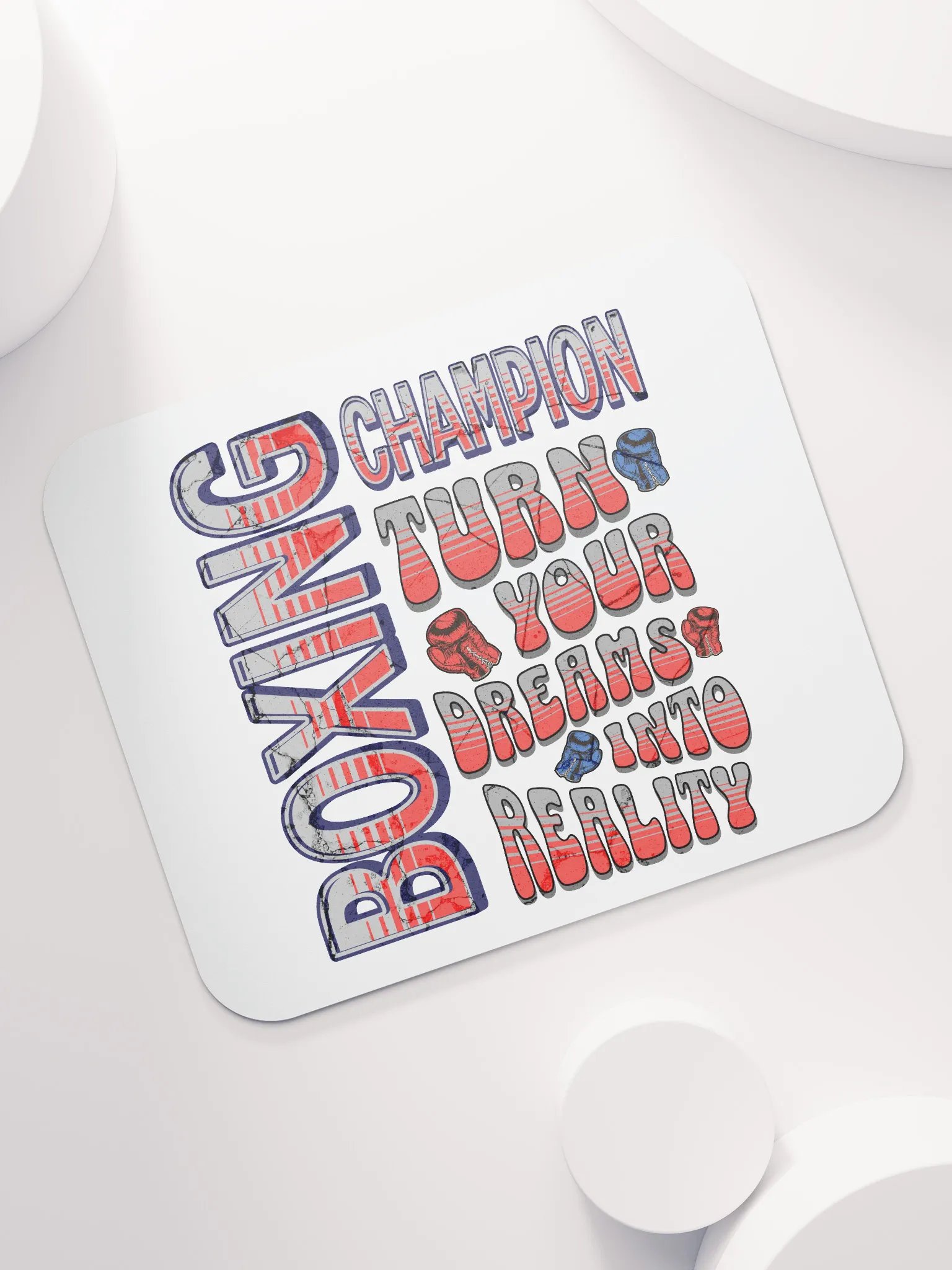 Boxing Champion Turn Your Dreams Into Reality Mouse Pad product image (5)