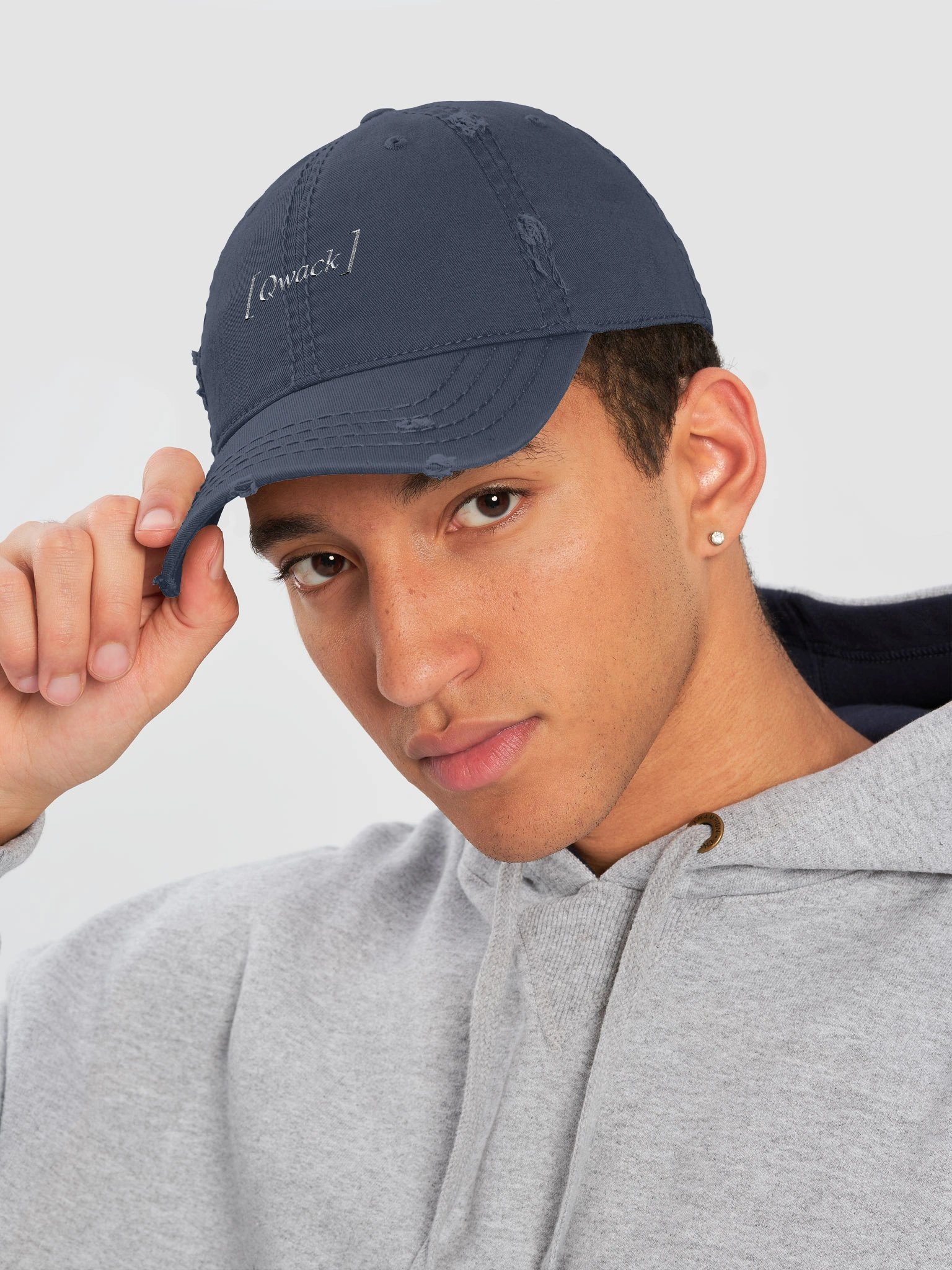 Minimalist Distressed Dad Hat - [Qwack] product image (5)