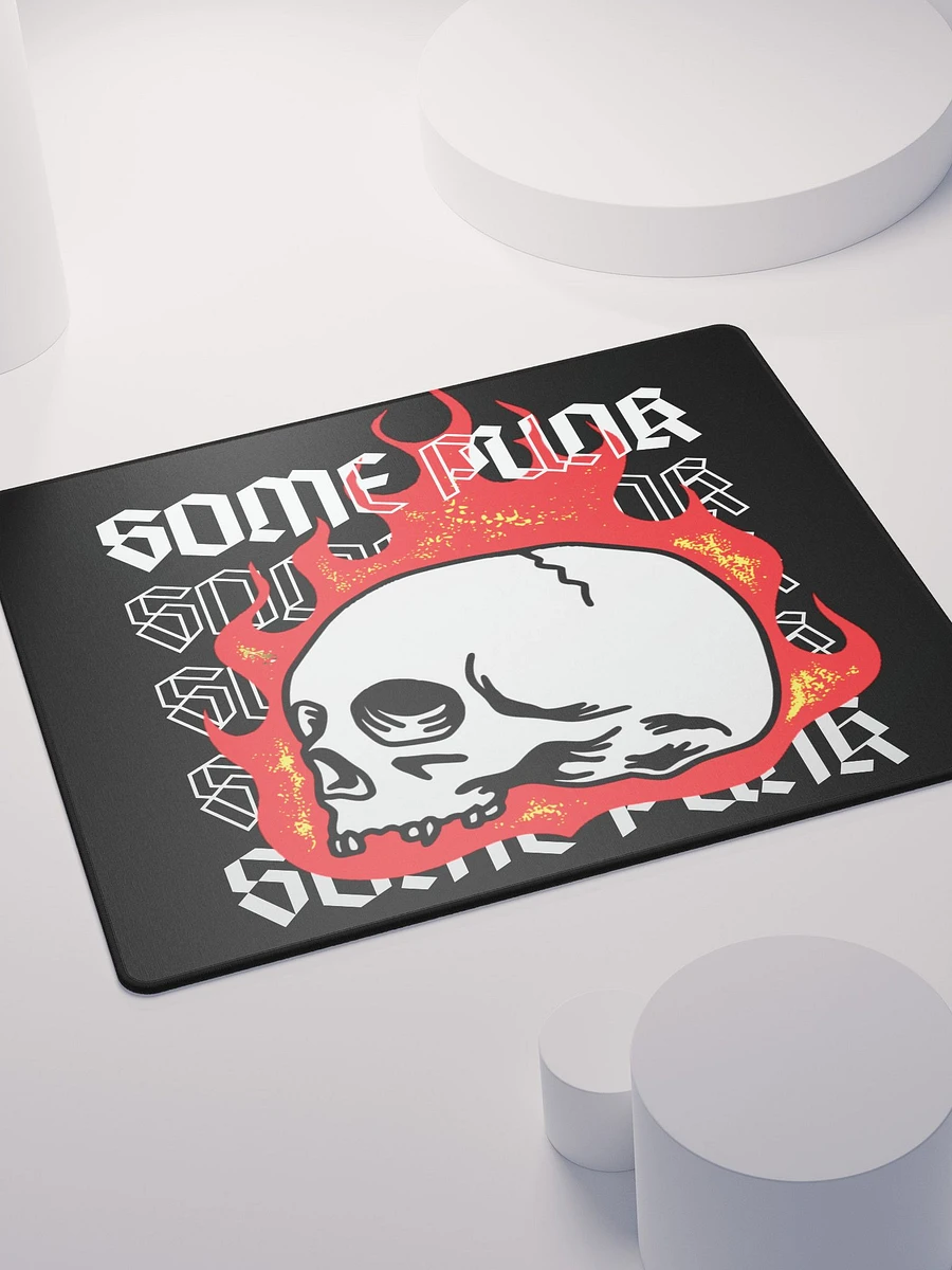 Flaming Skull Mouse Pad product image (4)