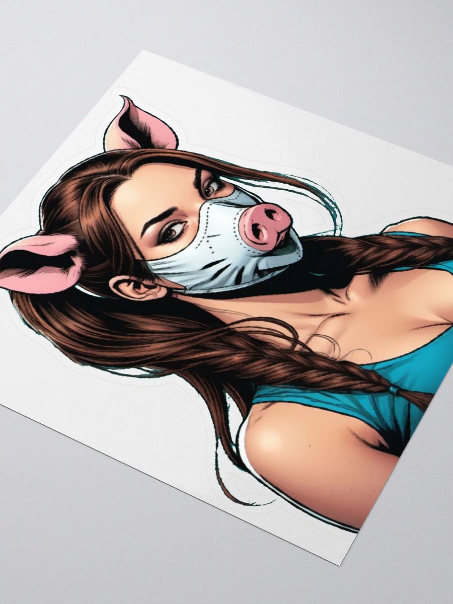 Fear The Pig KissCut Sticker product image (3)