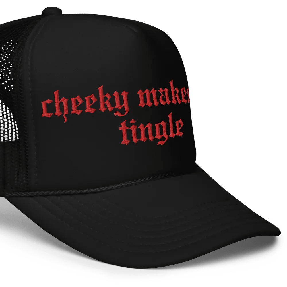 tingle embroidered trucker hat product image (7)
