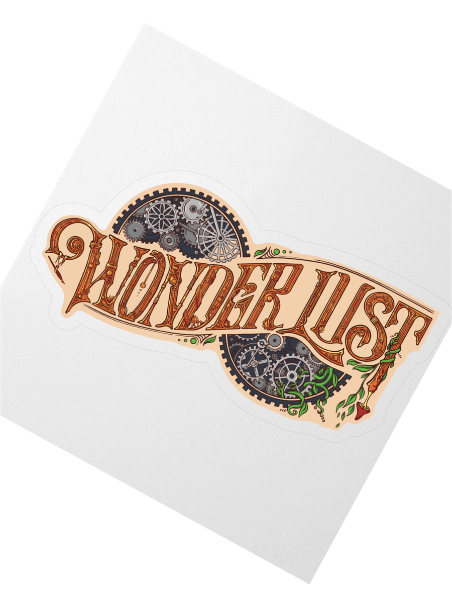 Wonderlust Sticker Logo product image (2)
