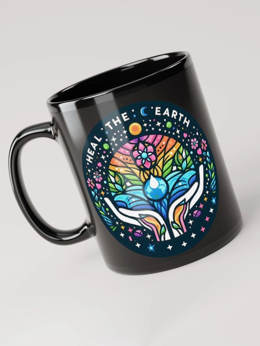 Heal the Earth Floral Mug product image (6)