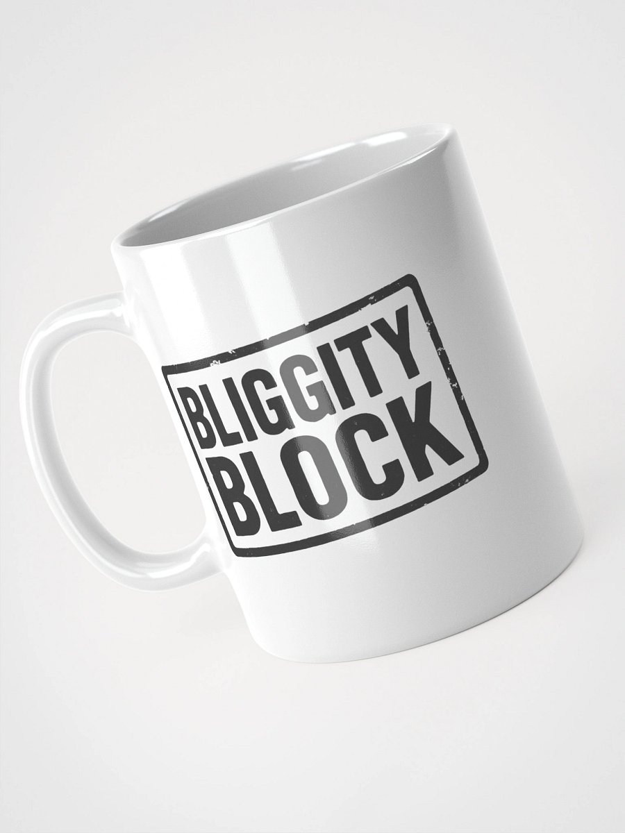 “Bliggity Block” Black Stamp Mug product image (8)