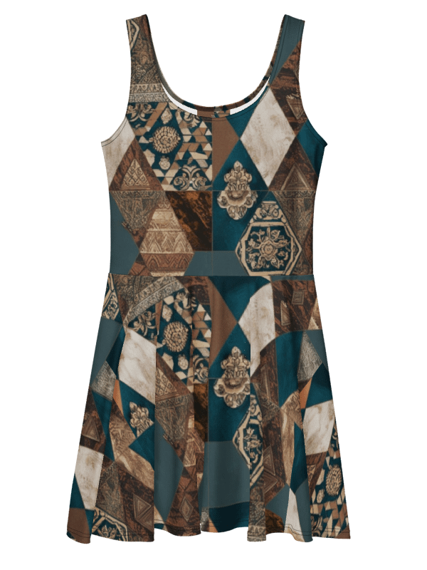 Emerald Goddess Skater Dress product image (1)