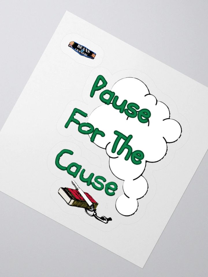 Pause For The Cause Kiss Cut Stickers product image (5)