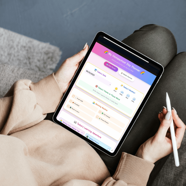 Interactive Homeschool Day Planner product image (3)