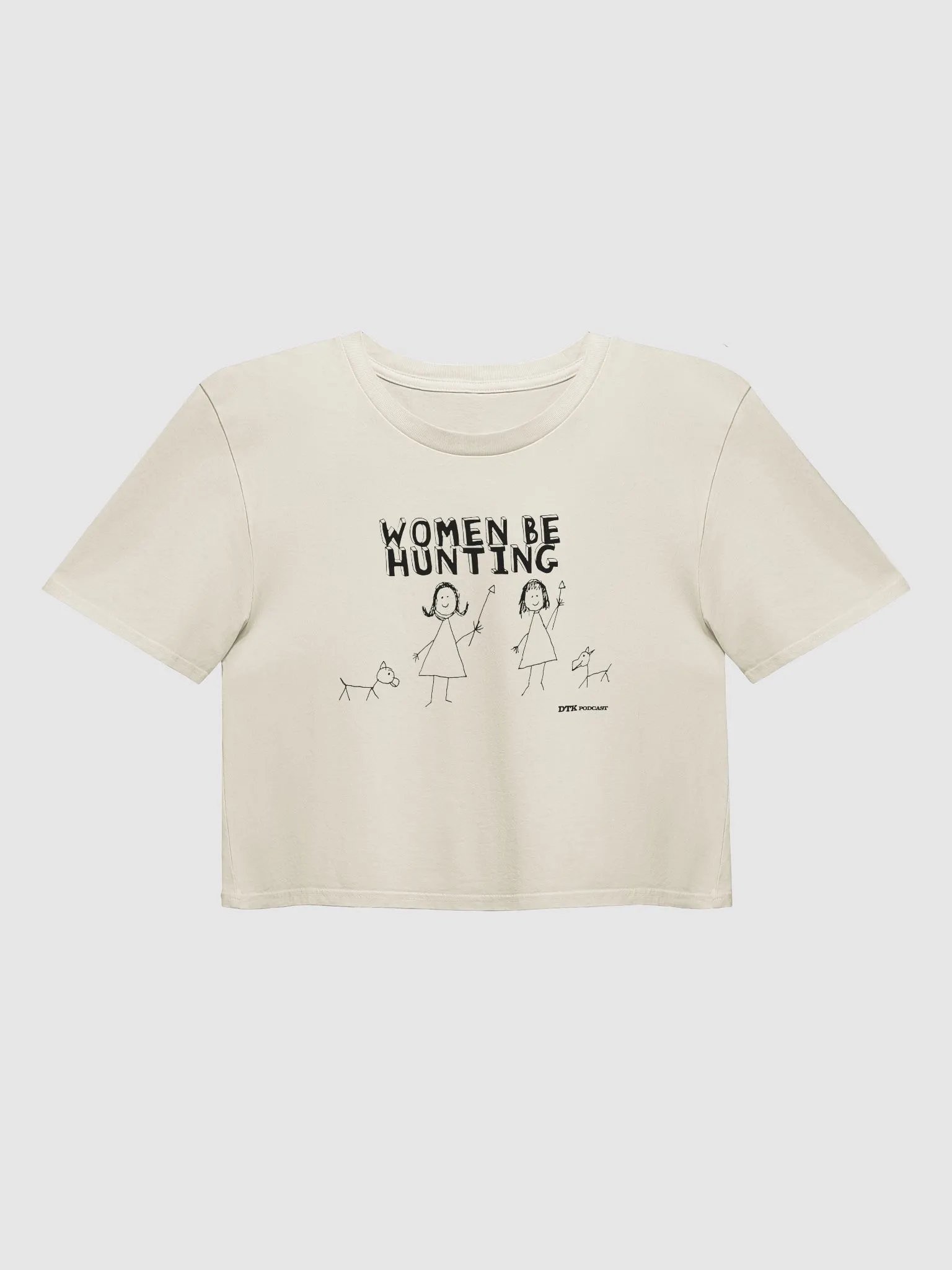 Women Be Hunting Crop Top! product image (1)
