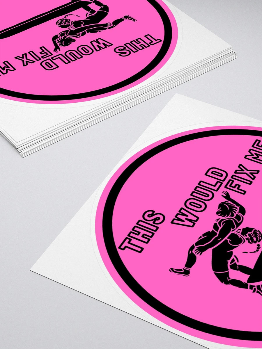 Fix Me Pink/Black Sticker product image (11)