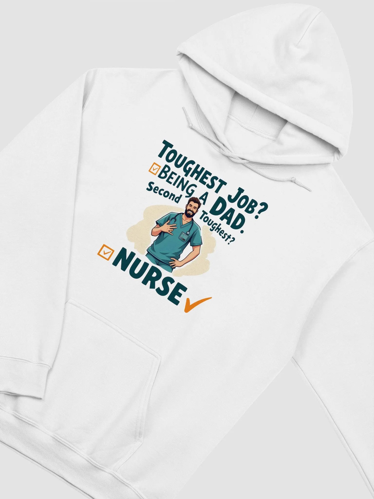 Dad and Nurse Classic Hoodie product image (30)